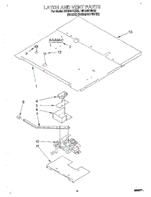 05 - Latch And Vent parts for Whirlpool Oven RB160PXBQ2 from AppliancePartsPros.com