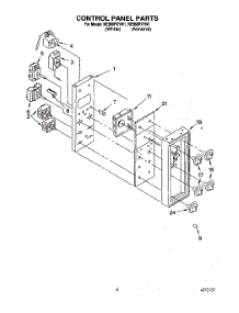 04 - Control Panel parts for Whirlpool Range RE960PXYW1 from AppliancePartsPros.com