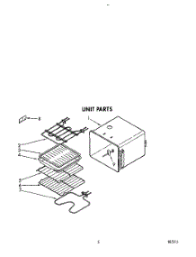 05 - Unit parts for Whirlpool Oven RB760PXYB2 from AppliancePartsPros.com