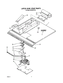 06 - Latch And Vent, Optional parts for Whirlpool Oven RB760PXYB2 from AppliancePartsPros.com