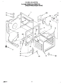 04 - Oven parts for Whirlpool Range RF366PXYZ4 from AppliancePartsPros.com
