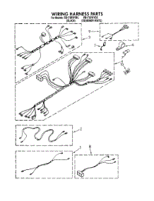 08 - Wiring Harness parts for Whirlpool Oven RB170PXYB5 from AppliancePartsPros.com