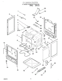 03 - Chassis parts for Whirlpool Range FES364EW0 from AppliancePartsPros.com
