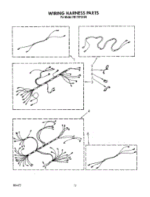 09 - Wiring Harness parts for Whirlpool Oven RB170PXXW0 from AppliancePartsPros.com