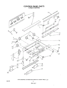 03 - Control Panel parts for Whirlpool Range RF398PXVW0 from AppliancePartsPros.com