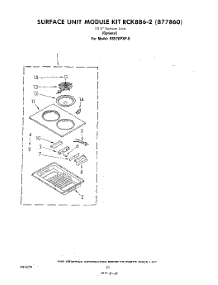 08 - Surface Unit Module Kit parts for Whirlpool Range RS576PXP0 from AppliancePartsPros.com
