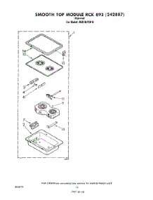 10 - Smooth Top Module parts for Whirlpool Range RS576PXP0 from AppliancePartsPros.com