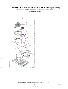 11 - Surface Unit Module , Literature parts for Whirlpool Range RS576PXP0 from AppliancePartsPros.com