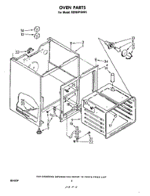 03 - Oven parts for Whirlpool Range RE960PXKW1 from AppliancePartsPros.com