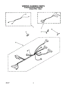 06 - Wiring Harness parts for Whirlpool Oven RB160PXYQ3 from AppliancePartsPros.com