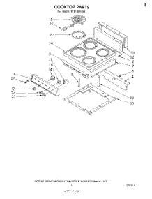 04 - Section parts for Whirlpool Range RF0100XKW1 from AppliancePartsPros.com