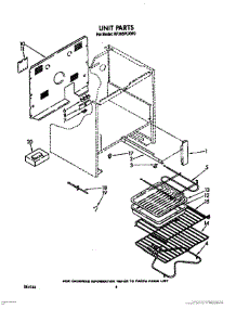 05 - Unit, Optional And Literature parts for Whirlpool Range RF395PCXW0 from AppliancePartsPros.com