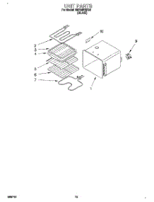 12 - Unit parts for Whirlpool Oven RM765PXBB2 from AppliancePartsPros.com