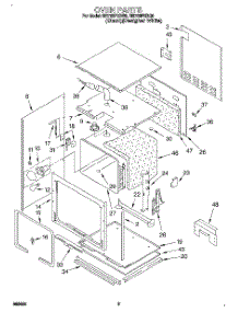 03 - Oven parts for Whirlpool Oven RB760PXBB0 from AppliancePartsPros.com