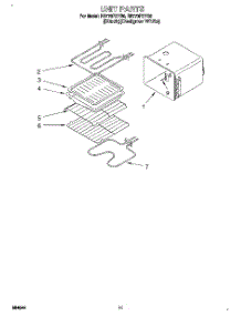 07 - Unit parts for Whirlpool Oven RB770PXYB0 from AppliancePartsPros.com