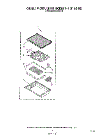 07 - Grill Kit Rck891-1 , Literature parts for Whirlpool Range RS575PXR3 from AppliancePartsPros.com