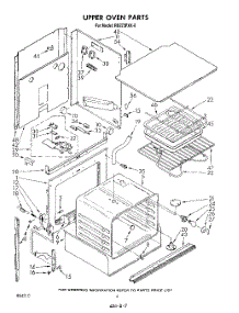03 - Upper Oven parts for Whirlpool Oven RB275PXK0 from AppliancePartsPros.com
