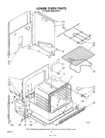 04 - Lower Oven parts for Whirlpool Oven RB275PXK0 from AppliancePartsPros.com