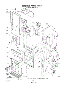 07 - Control Panel parts for Whirlpool Range RM973PXLT1 from AppliancePartsPros.com