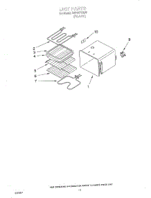 12 - Unit parts for Whirlpool Oven RM765PXAB0 from AppliancePartsPros.com