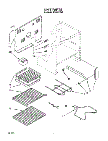 05 - Unit, Optional parts for Whirlpool Range RF396PCXW2 from AppliancePartsPros.com