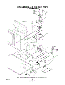 09 - Magnetron And Air Flow parts for Whirlpool Range RM973PXLT1 from AppliancePartsPros.com
