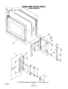 11 - Door And Latch parts for Whirlpool Range RM973PXLT1 from AppliancePartsPros.com