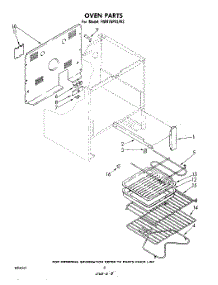 05 - Oven (Continued) parts for Whirlpool Range RM975PXLW2 from AppliancePartsPros.com