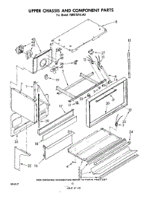 06 - Upper Chassis And Component parts for Whirlpool Range RM975PXLW2 from AppliancePartsPros.com
