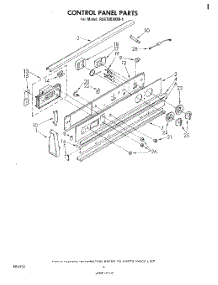 03 - Control Panel parts for Whirlpool Range RS6700XKW1 from AppliancePartsPros.com