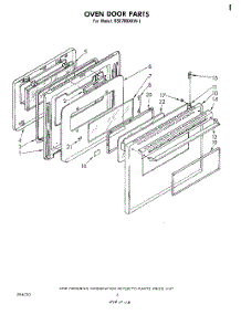 05 - Oven Door , Literature And Optional parts for Whirlpool Range RS6700XKW1 from AppliancePartsPros.com