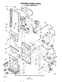 07 - Control Panel parts for Whirlpool Range RM975PXLW2 from AppliancePartsPros.com