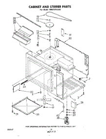 09 - Cabinet And Stirrer parts for Whirlpool Range RM975PXLW2 from AppliancePartsPros.com