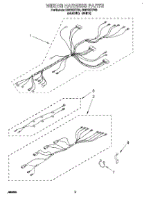 04 - Wiring Harness parts for Whirlpool Range RS6755XYW6 from AppliancePartsPros.com