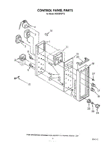 05 - Control Panel parts for Whirlpool Range RE953PXPT2 from AppliancePartsPros.com