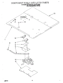 06 - Component Shelf And Latch parts for Whirlpool Oven RB770PXBB2 from AppliancePartsPros.com