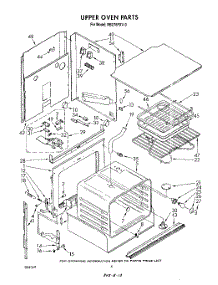 03 - Upper Oven parts for Whirlpool Oven RB276PXV0 from AppliancePartsPros.com