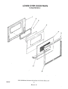05 - Lower Oven Door , Literature And Optional parts for Whirlpool Oven RB276PXV0 from AppliancePartsPros.com