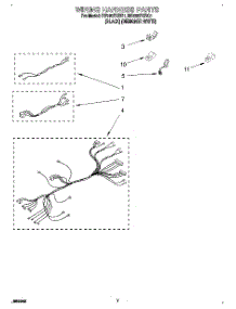 06 - Wiring Harness, Lit / Optional parts for Whirlpool Oven RB160PXBB1 from AppliancePartsPros.com