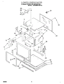 03 - Lower Oven parts for Whirlpool Oven RB770PXYB5 from AppliancePartsPros.com