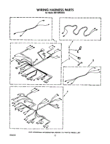 09 - Wiring Harness parts for Whirlpool Oven RB170PXXW3 from AppliancePartsPros.com