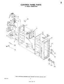 05 - Control Panel parts for Whirlpool Range RE960PXPW0 from AppliancePartsPros.com