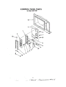 09 - Control parts for Whirlpool Oven RJM1870P from AppliancePartsPros.com