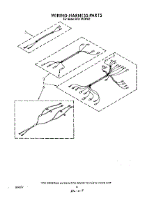 06 - Wiring Harness parts for Whirlpool Range RF317PXWW2 from AppliancePartsPros.com
