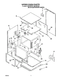 02 - Upper Oven parts for Whirlpool Oven RB770PXYQ7 from AppliancePartsPros.com