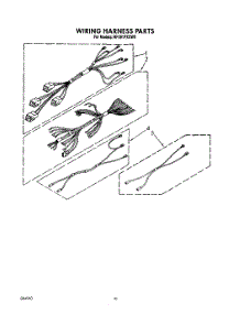 07 - Wiring Harness parts for Whirlpool Range RF391PXXW0 from AppliancePartsPros.com