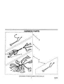 06 - Harness, Lit / Optional parts for Whirlpool Range RF391PXXW2 from AppliancePartsPros.com