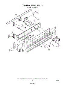 03 - Control Panel parts for Whirlpool Range RS676PXV1 from AppliancePartsPros.com