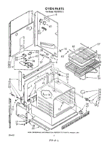 04 - Oven parts for Whirlpool Range RS676PXV1 from AppliancePartsPros.com