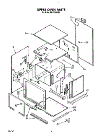 03 - Upper Oven parts for Whirlpool Oven RB170PXYB0 from AppliancePartsPros.com